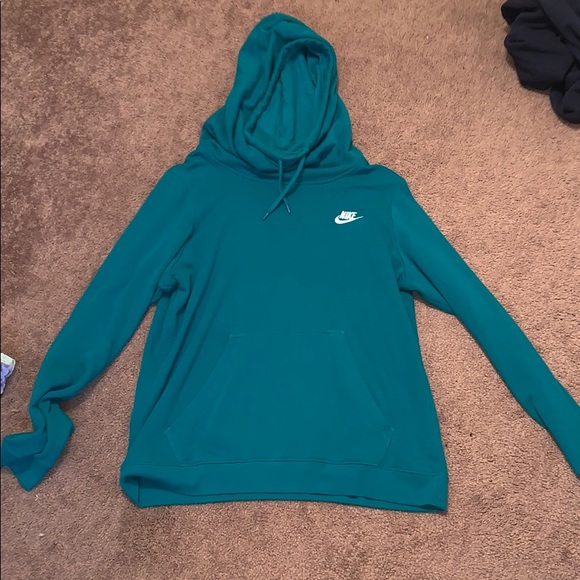 teal nike hoodie